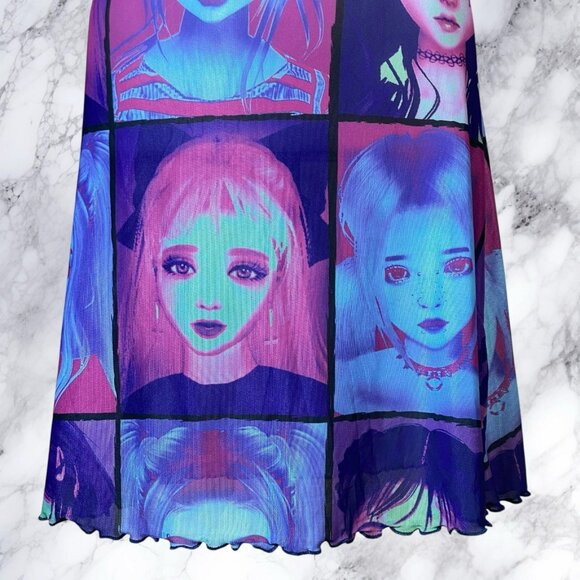 Dolls Kill Current Mood E-Girl Ego Mini Dress - Picture 11 of 12